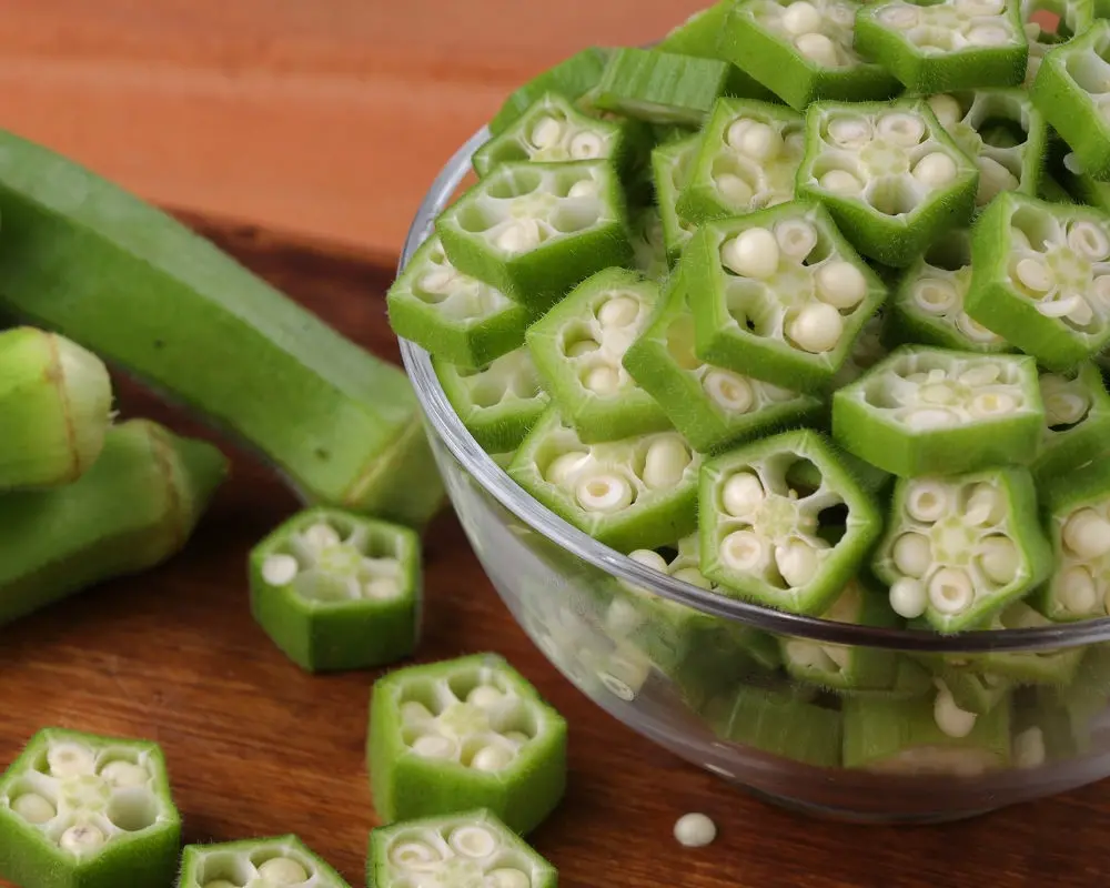 Okra (Bhindi) Cut