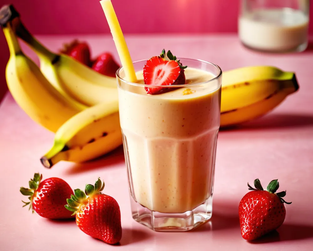 Strawberry and Banana Smoothie